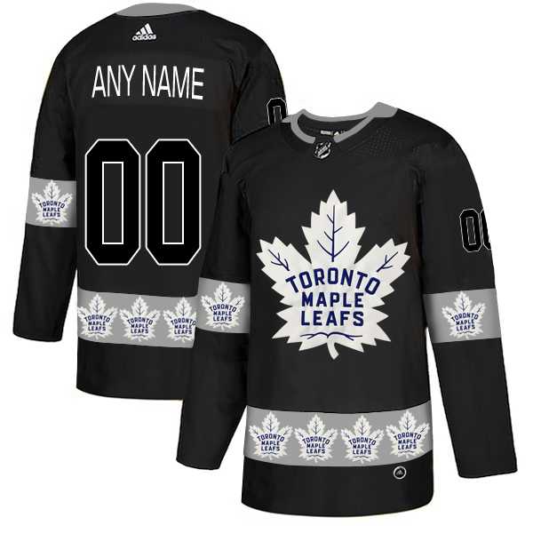Customized Men's Toronto Maple Leafs Black Team Logos Fashion Adidas Jersey,We sell and wholesale Customized Men's Toronto Maple Leafs Black Team Logos Fashion Adidas Jersey on line form chian!